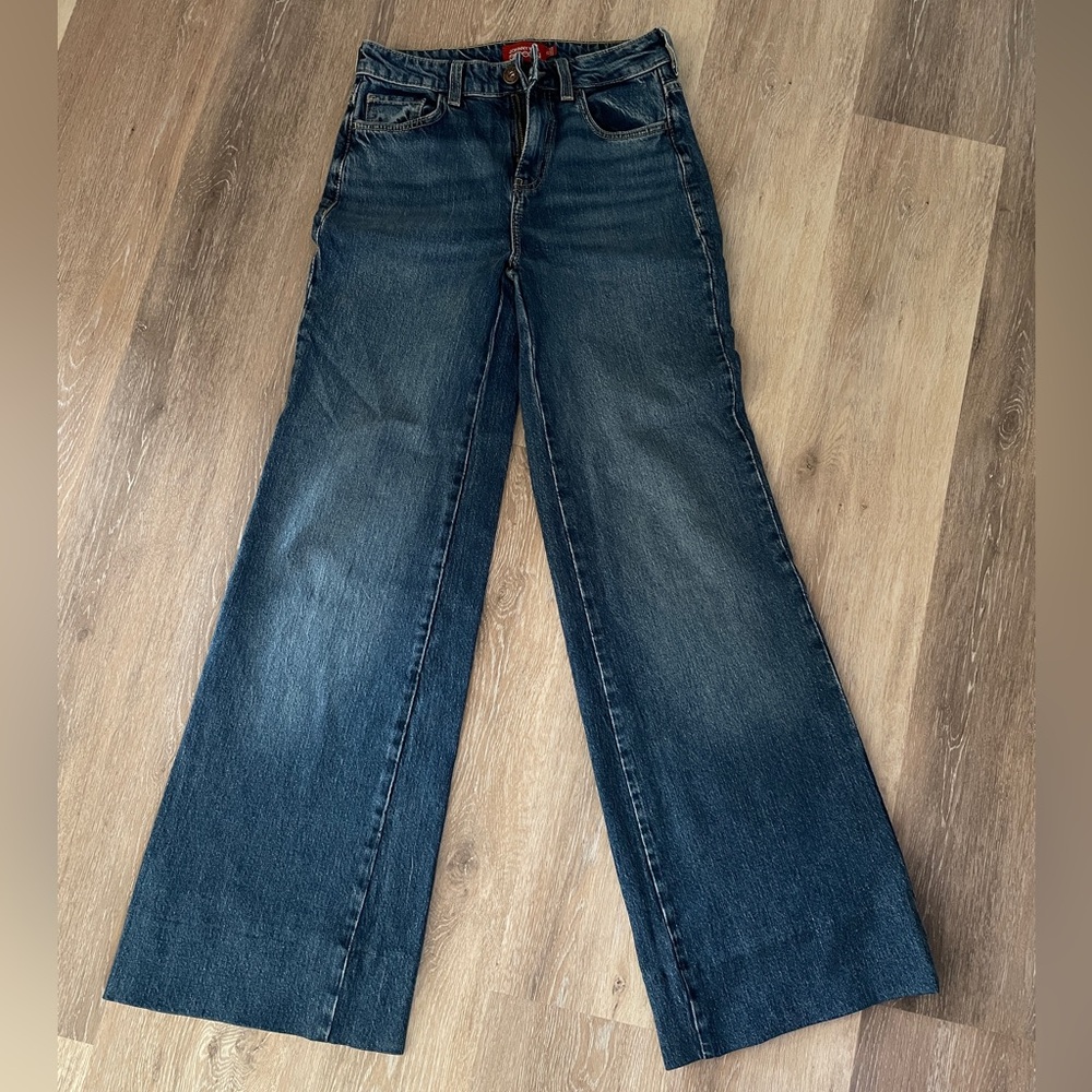 Johnny Was Lumiere Vintage Blue Wide Leg Jean